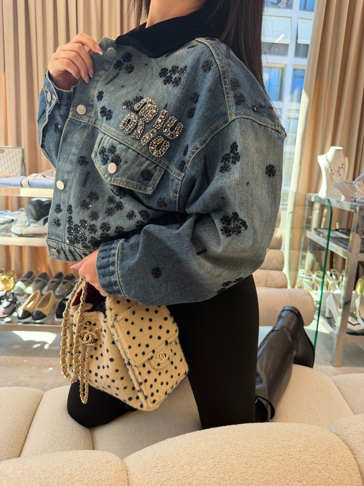 Miu Miu jacket x Hermes Shoes photo 3