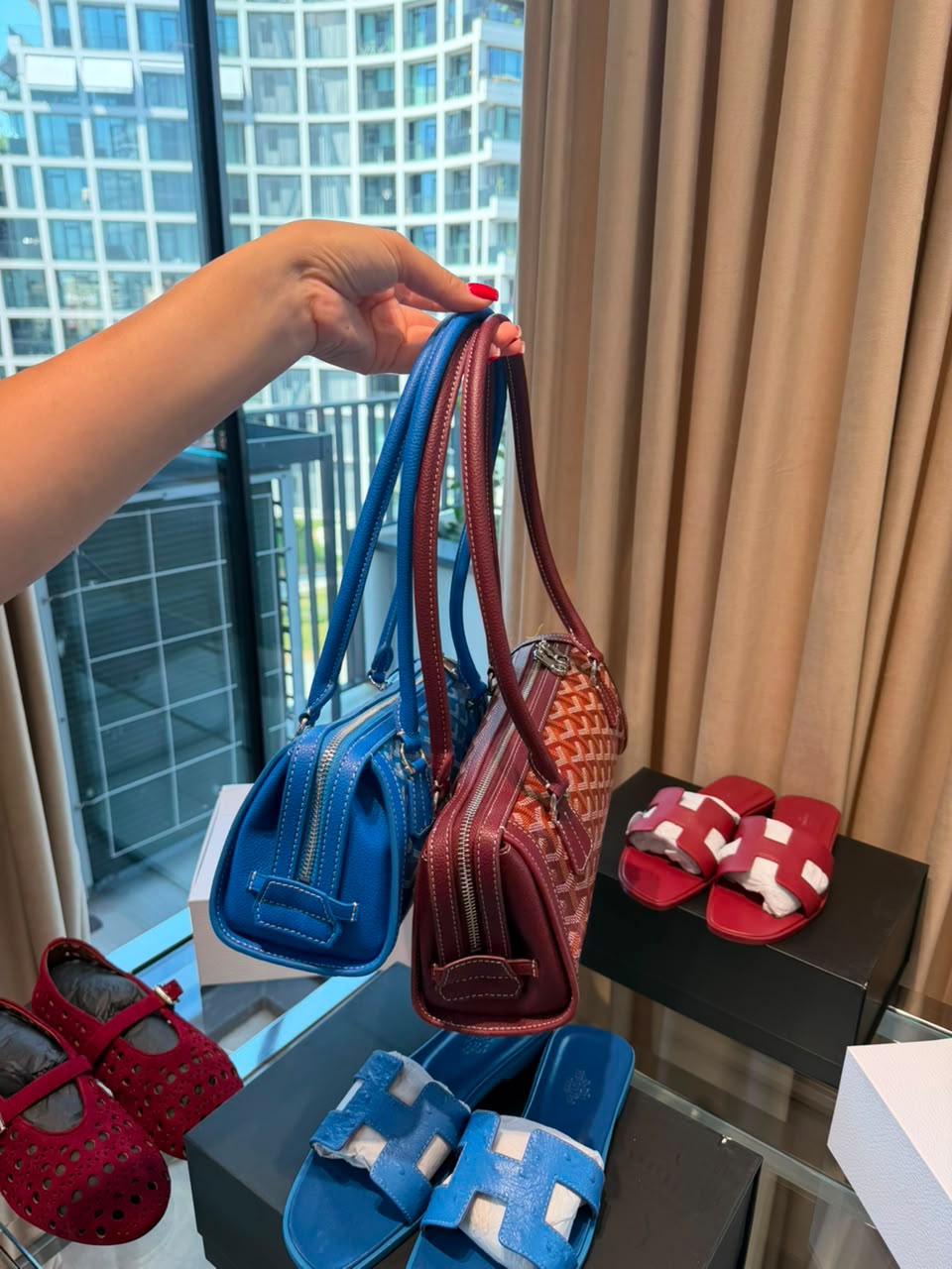 Goyard bag x Hermes shoes photo 3