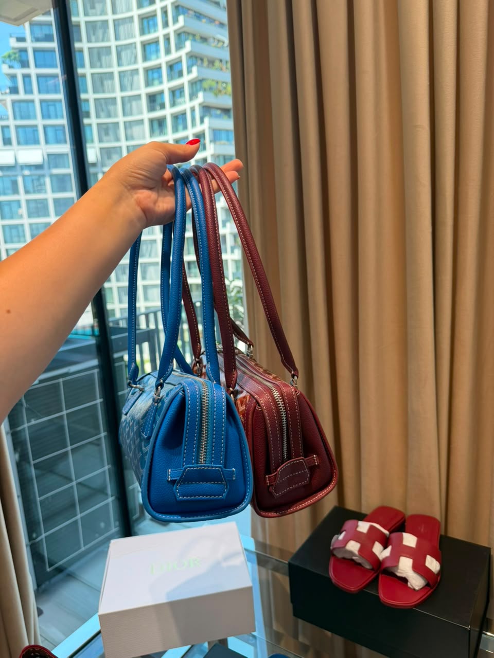 Goyard bag x Hermes shoes photo 5