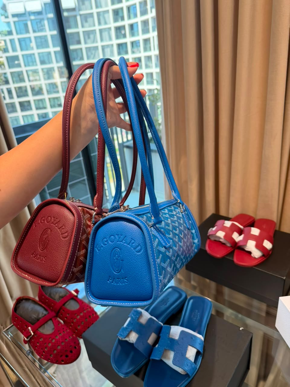 Goyard bag x Hermes shoes photo 6