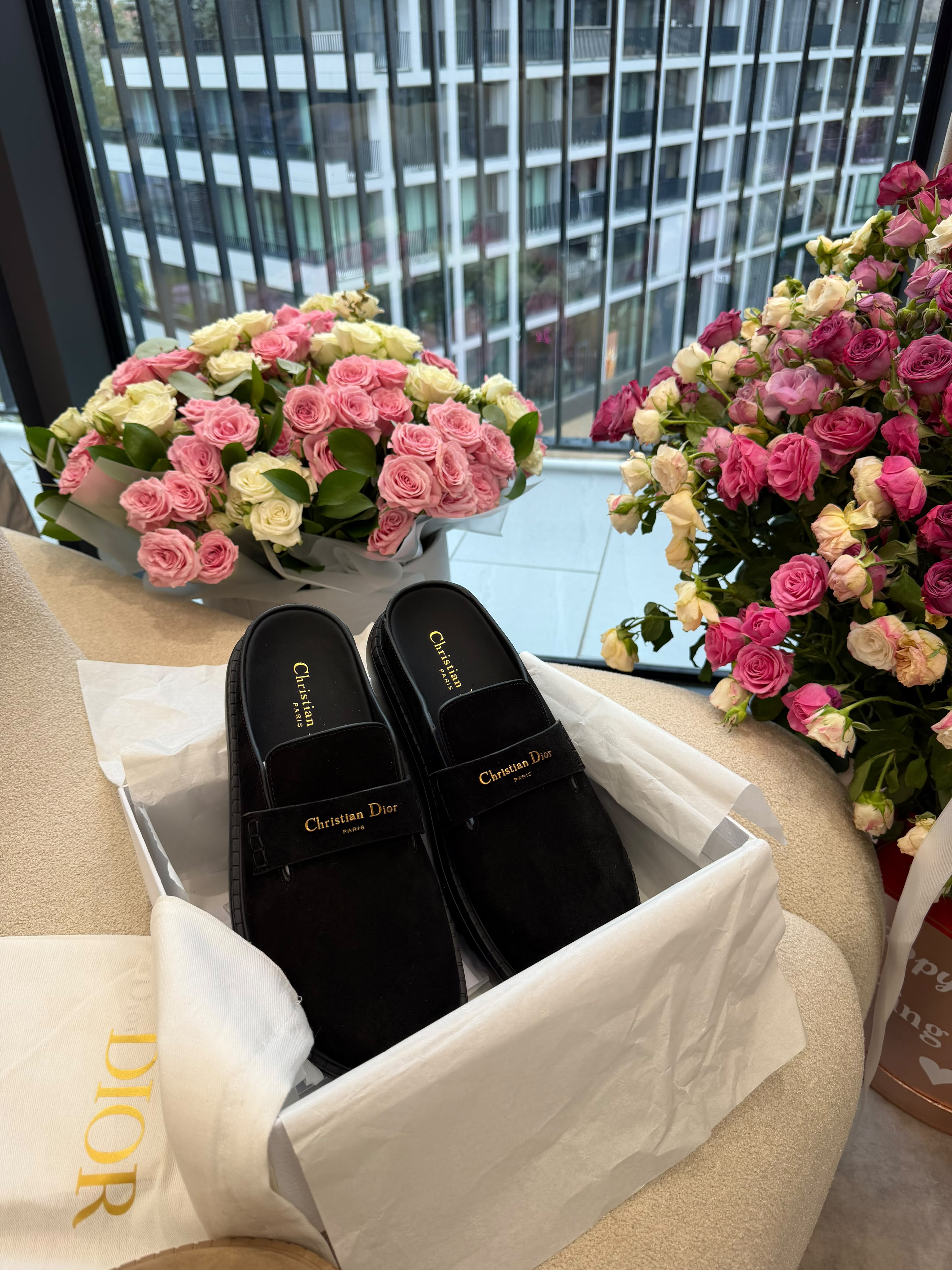 Dior Suede Loafers